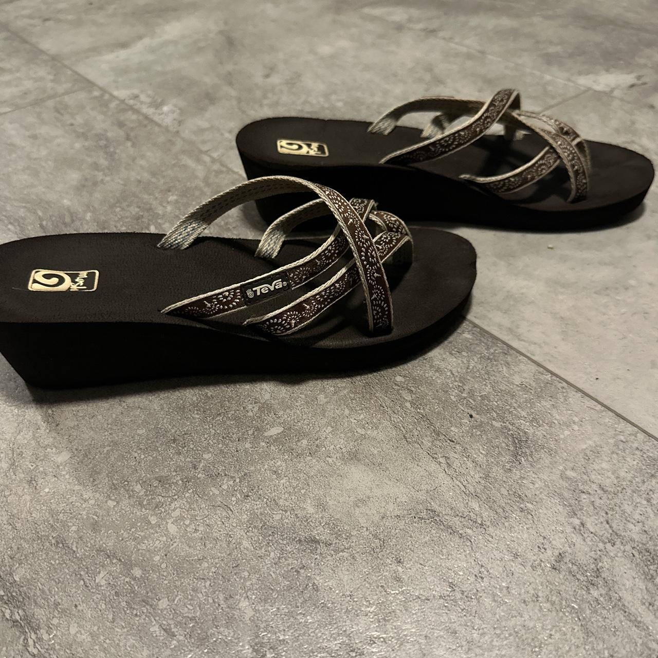 Vintage early 2000’s platformed Tevas ⭐️ size women’s... Depop