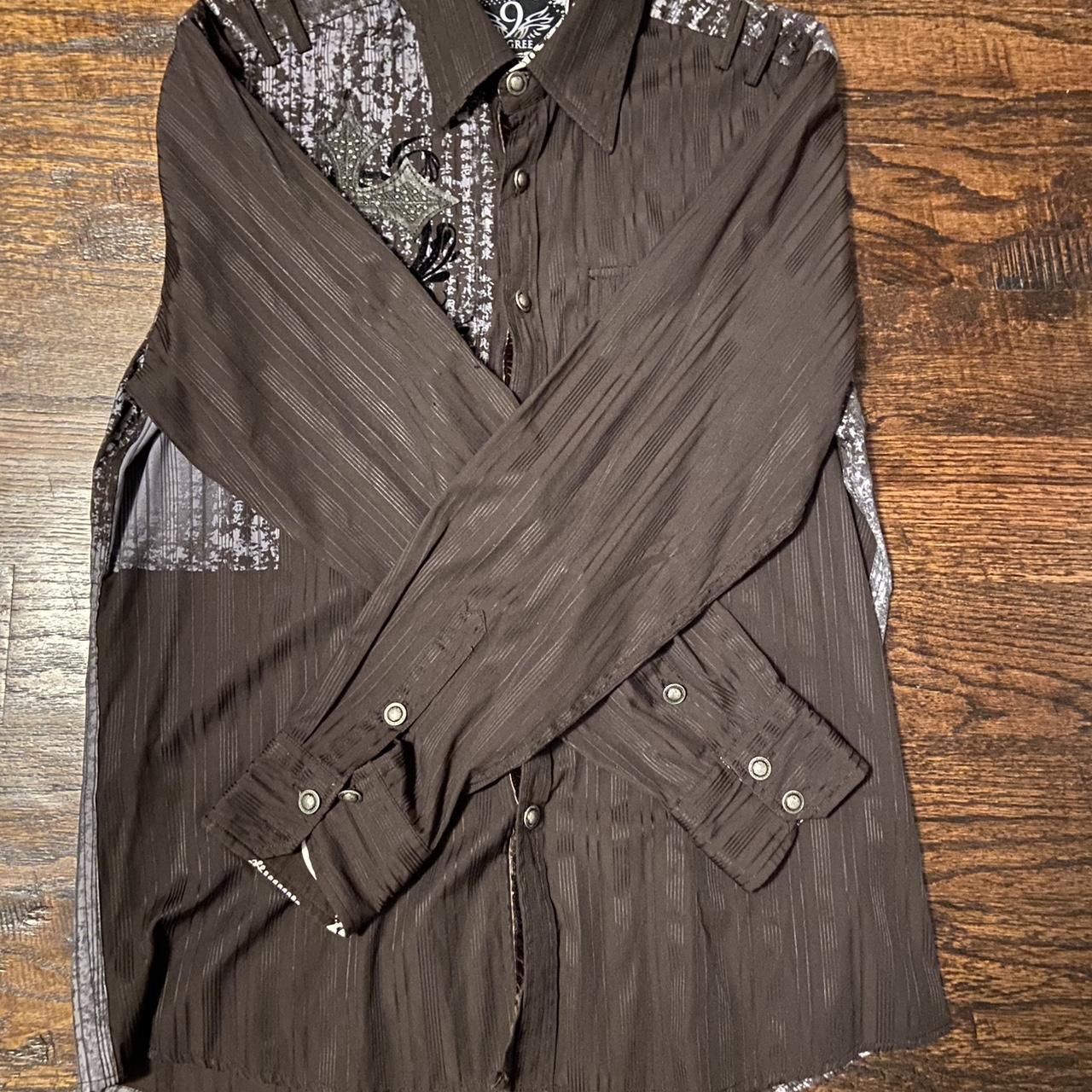 Y2K Louis Vuitton button up Good material & 100% - Depop