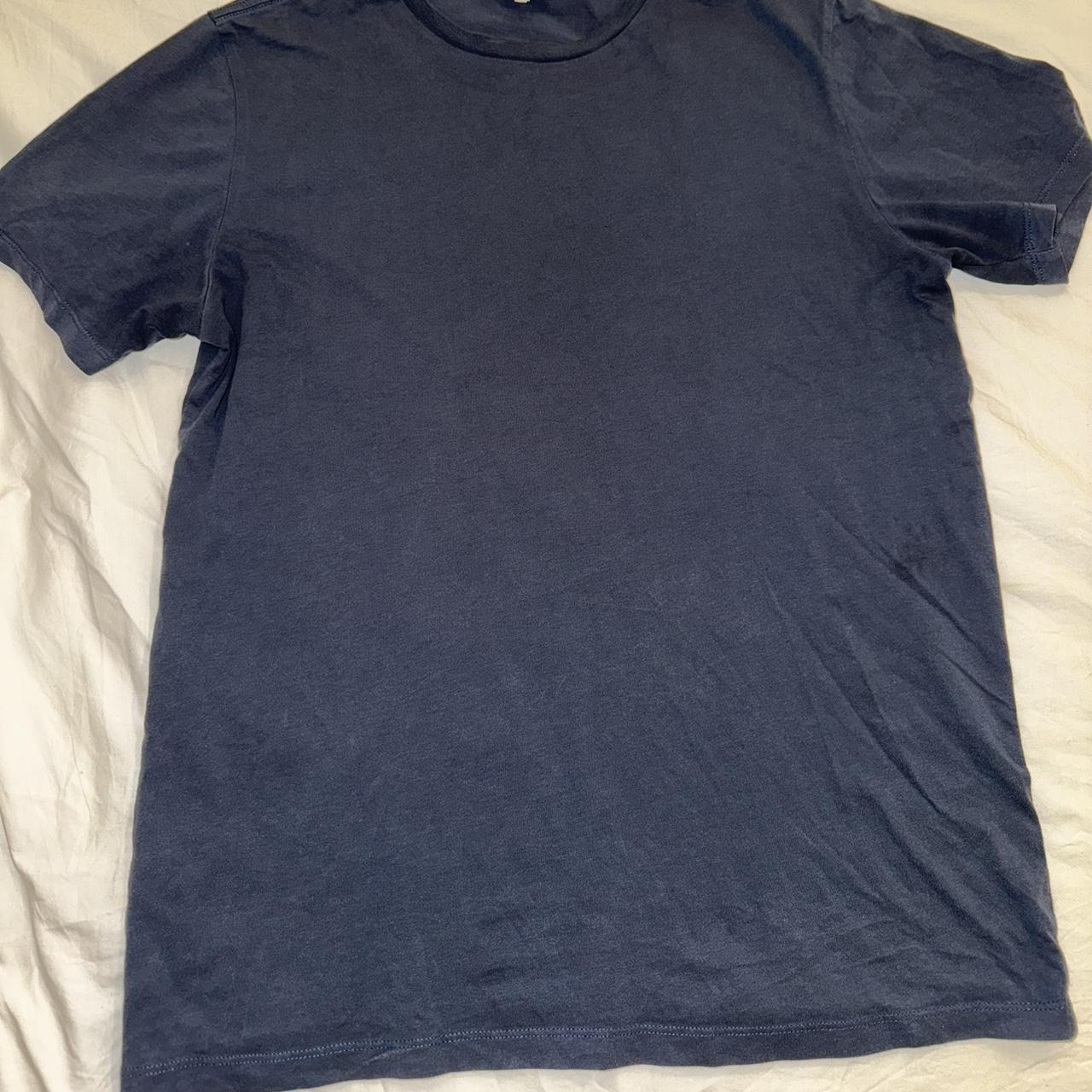 Plain Navy Blue Medium Reiss t-shirt - Depop