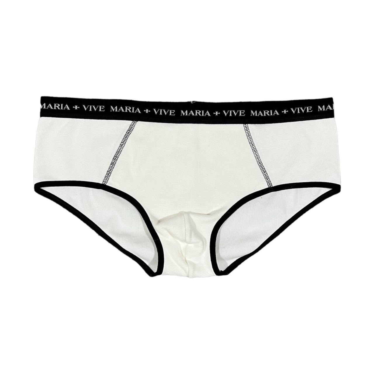 Vive Maria Women's White and Cream Boxersandbriefs Depop