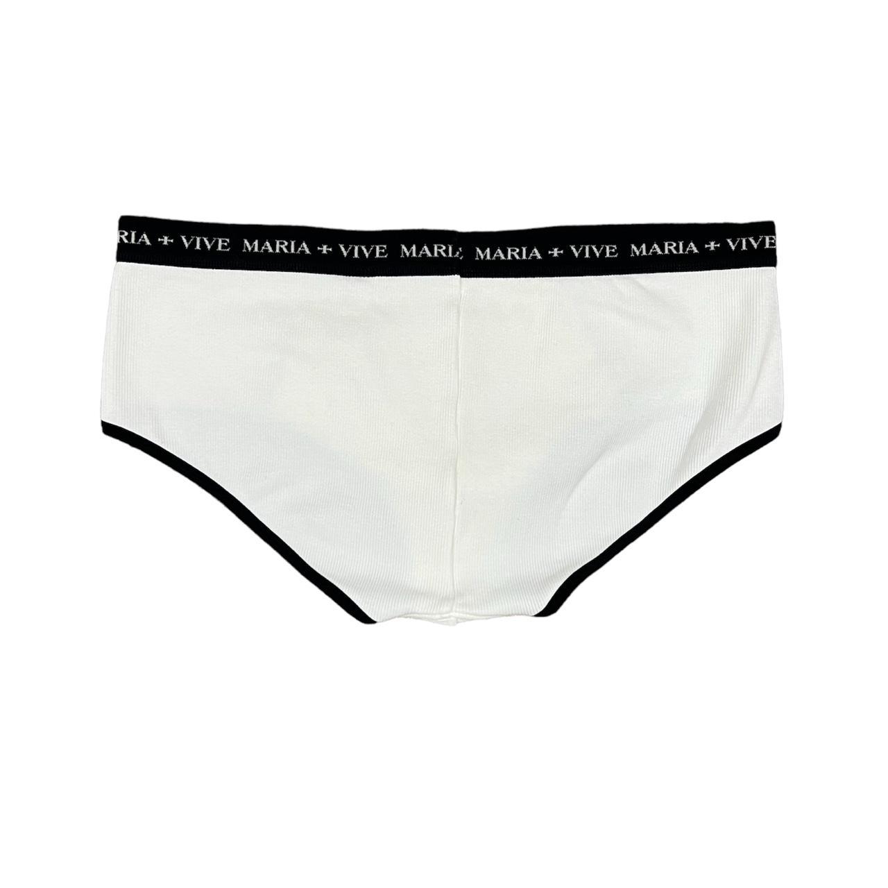 Vive Maria Women's White and Cream Boxersandbriefs Depop