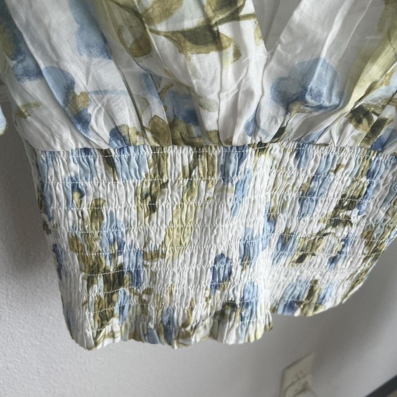 Abercrombie & Fitch Women's Blouse - Multi/White … - image 3