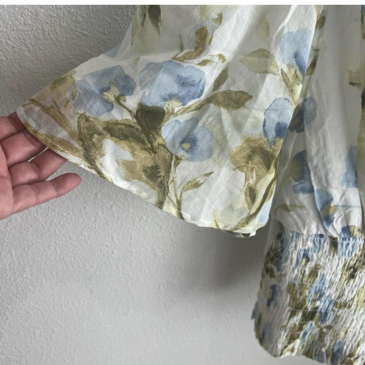 Abercrombie & Fitch Women's Blouse - Multi/White … - image 4