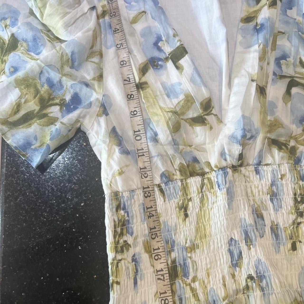 Abercrombie & Fitch Women's Blouse - Multi/White … - image 6