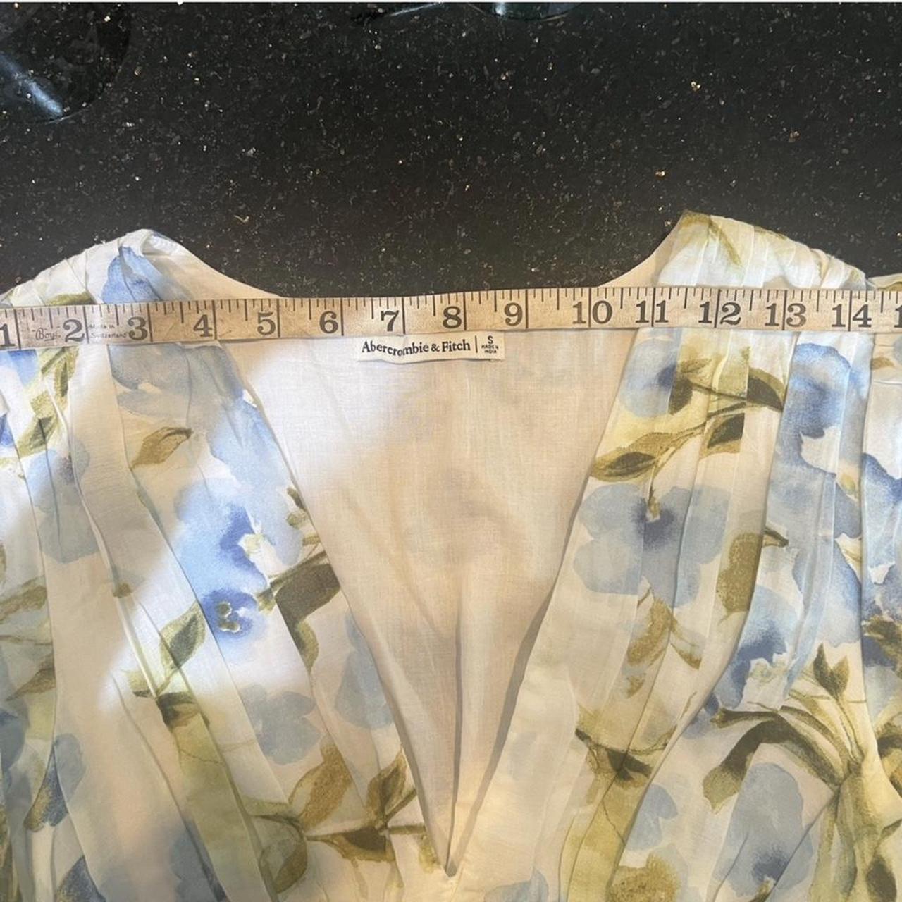 Abercrombie & Fitch Women's Blouse - Multi/White … - image 5