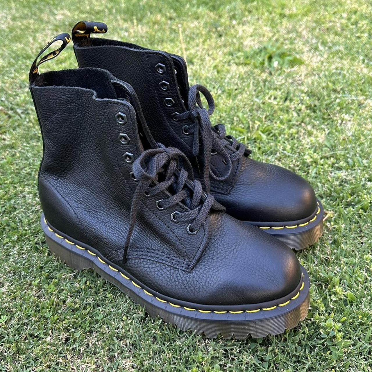 doc martens orange boots