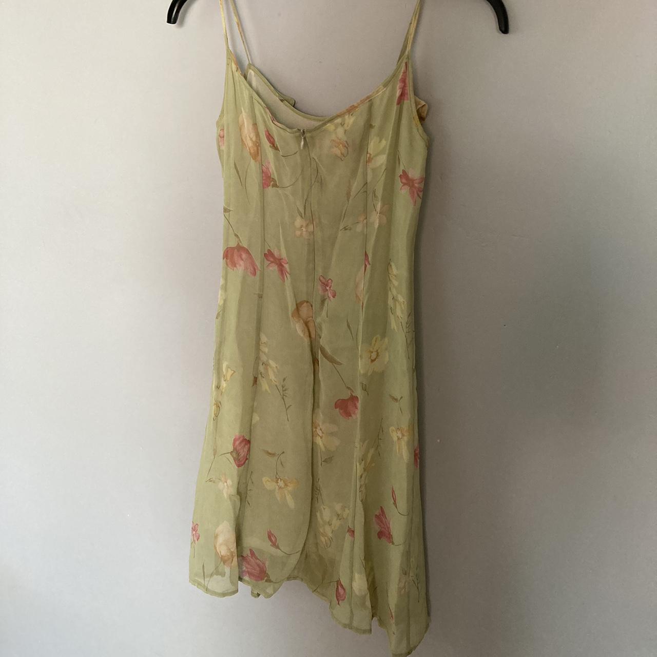 Women's Pink and Green Dress | Depop