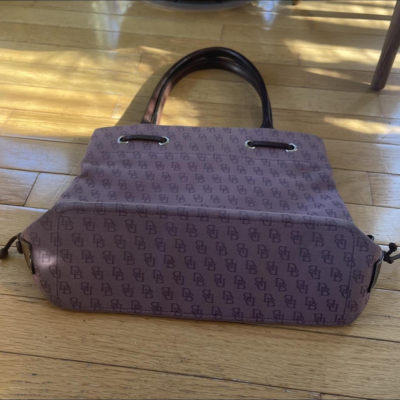 Vintage Tory Burch quilted bag; authentic, mauve - Depop