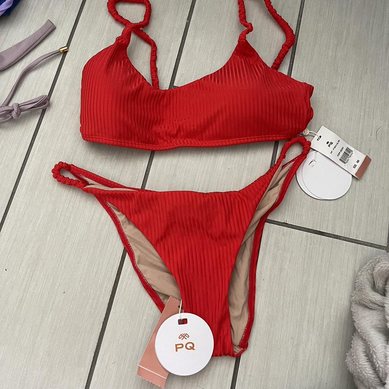 RED BIKINI PQ SWIM - Depop