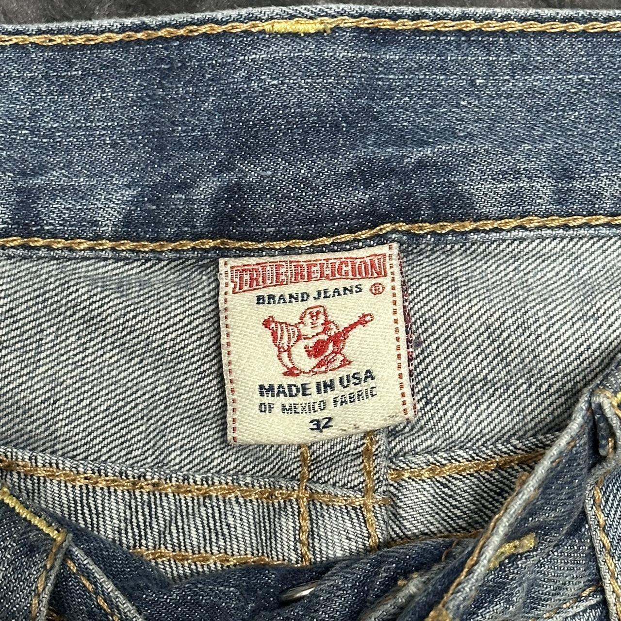 True Religion Jeans Size - 32 (Straight) Lightly... - Depop