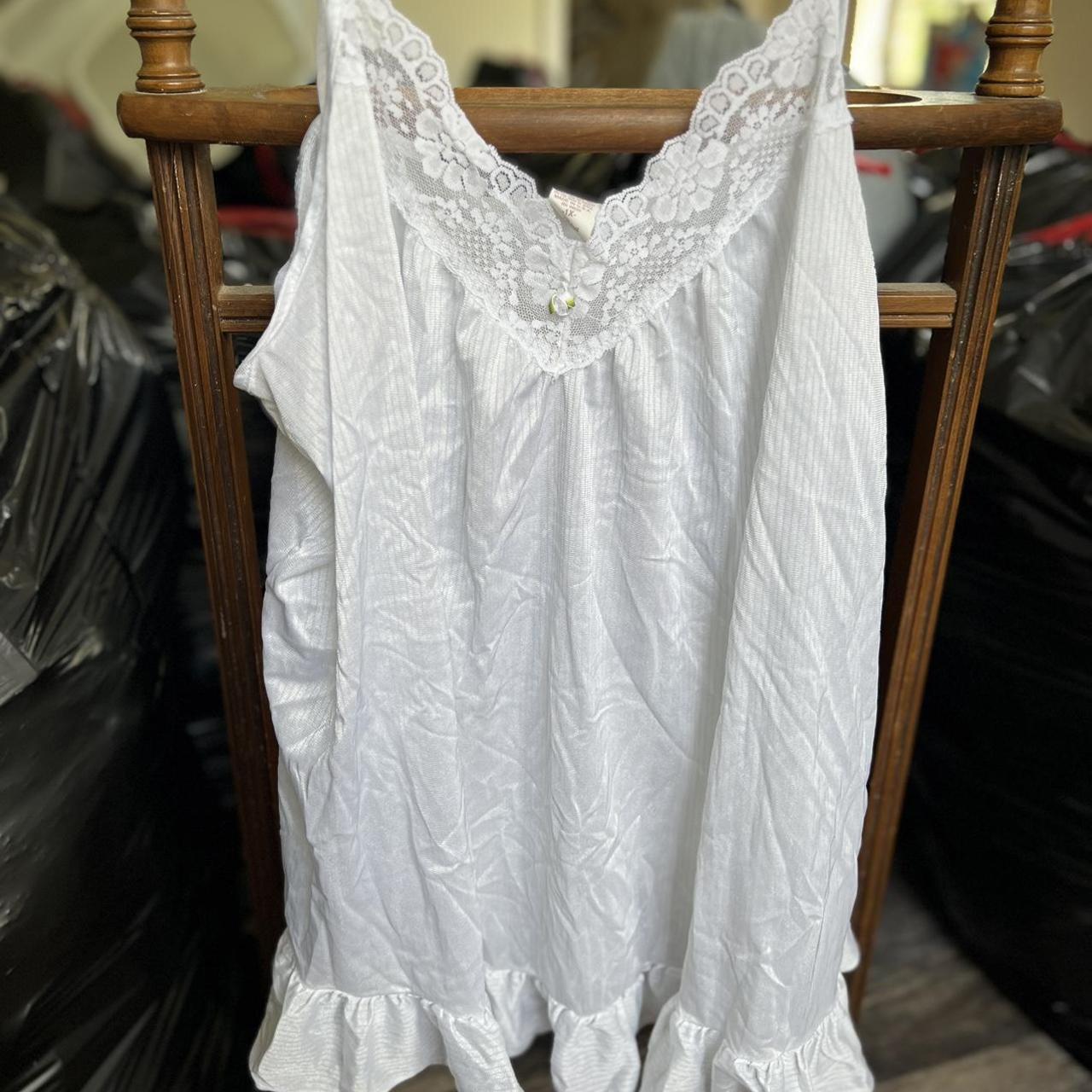 Vintage Blue Baby Doll Slip Dress Depop