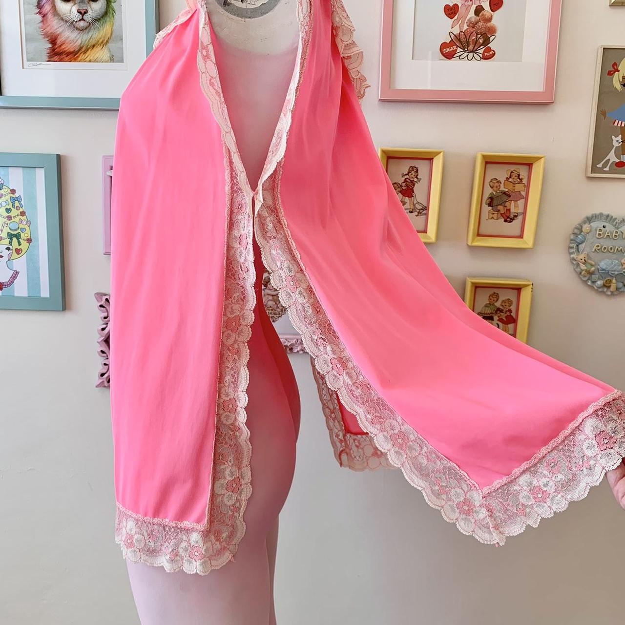 Vintage 1960s neon pink smock-style babydoll! Pretty | Depop Vintage 1960s neon pink smock-style babydoll! Pretty | Depop