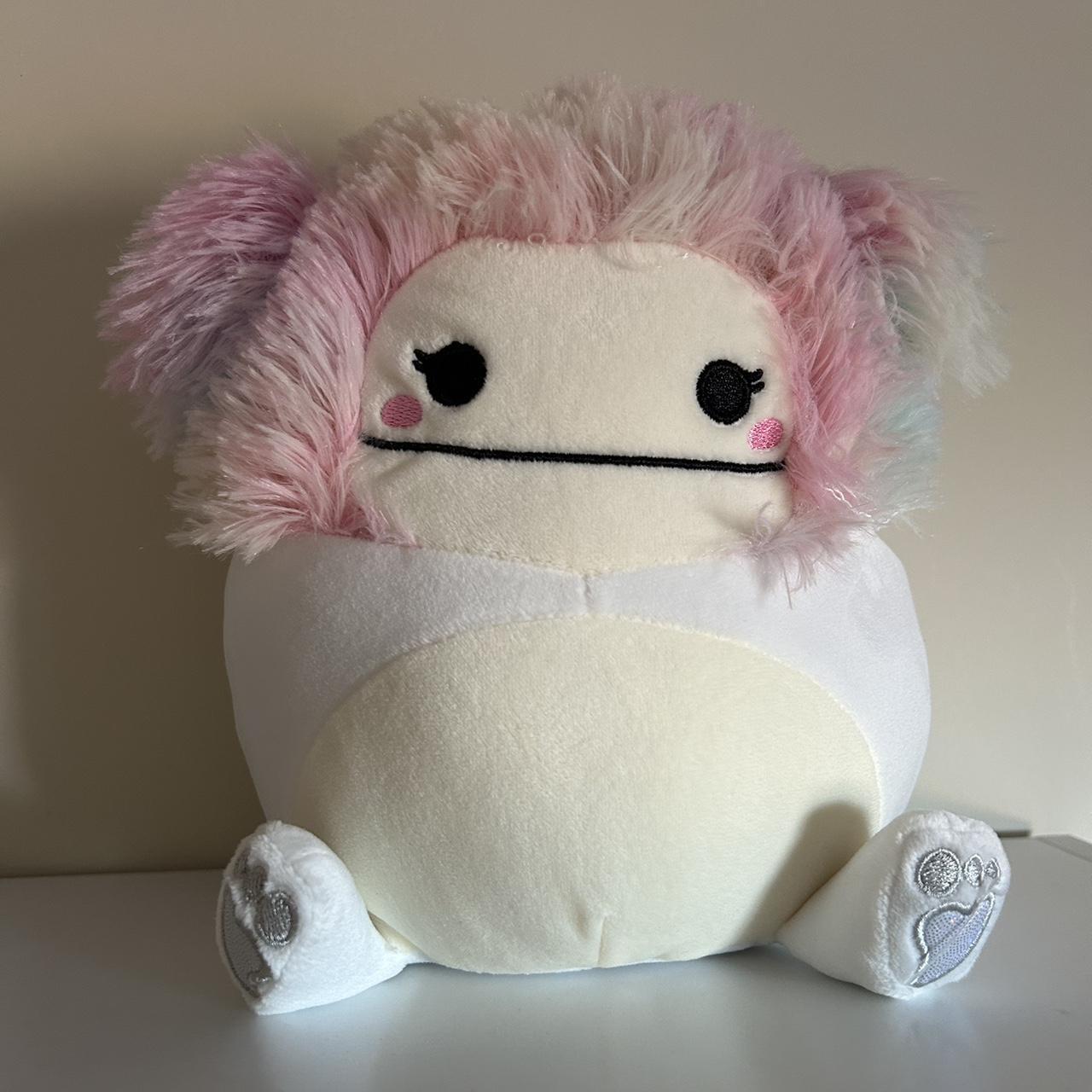 Squishmallows White and Pink Stuffed-animals | Depop