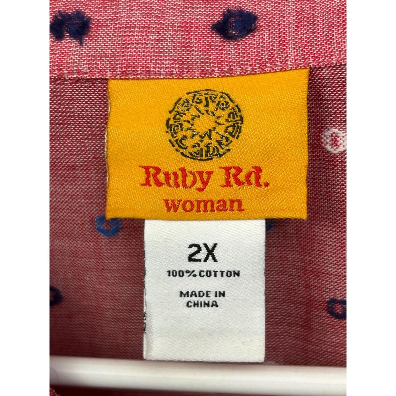 Ruby Rd. Women's Blouse - Pink/Multi - XXL – Ruby… - image 4