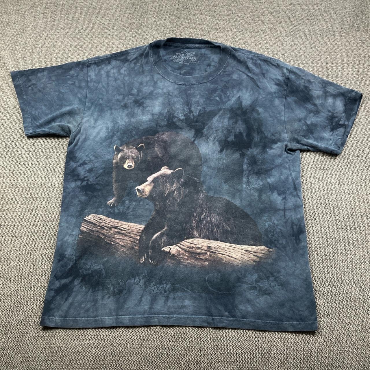 The Mountain Men's Blue and Navy T-shirt | Depop