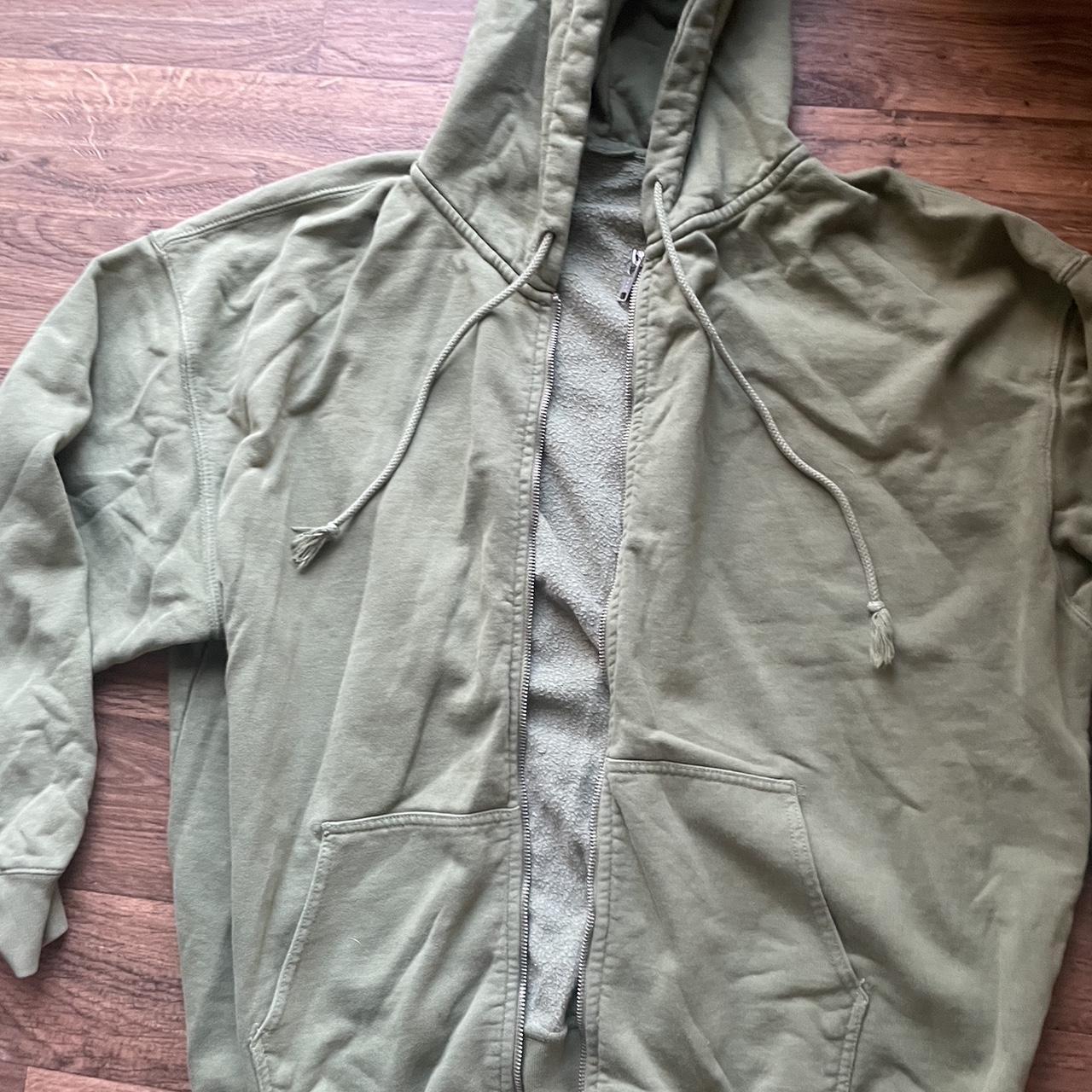 PacSun Women's Jacket - Khaki/Green - One size – Pacsun one size green zip up