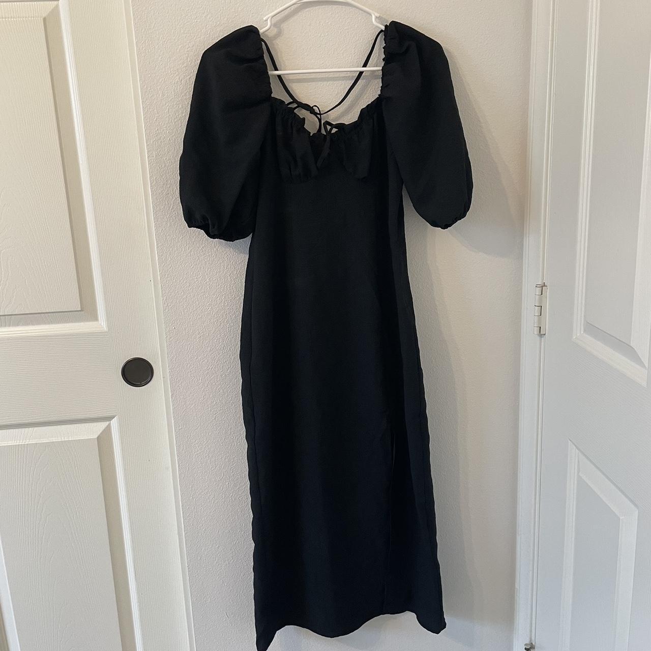 H&M Women's Black Dress | Depop