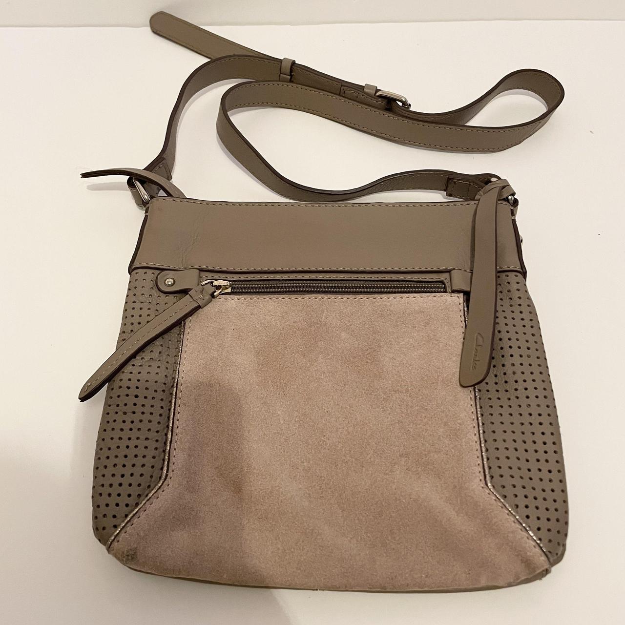 Clarks best sale suede bag