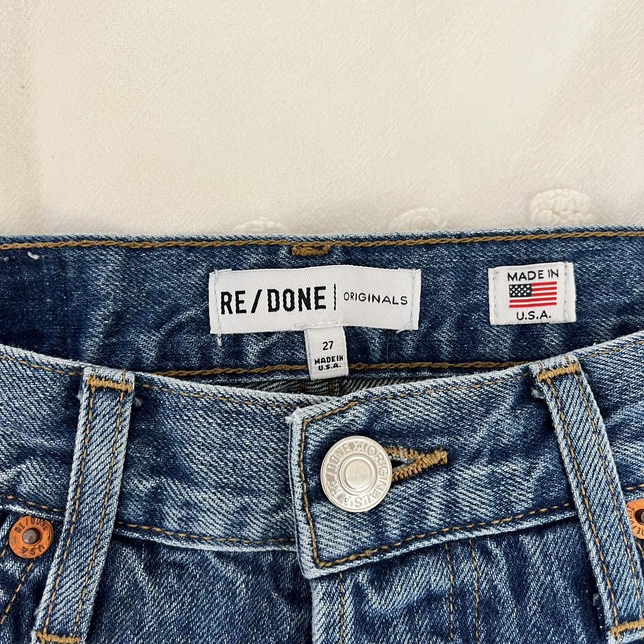 Re/Done denim ripped jeans! straight leg fit. I... - Depop