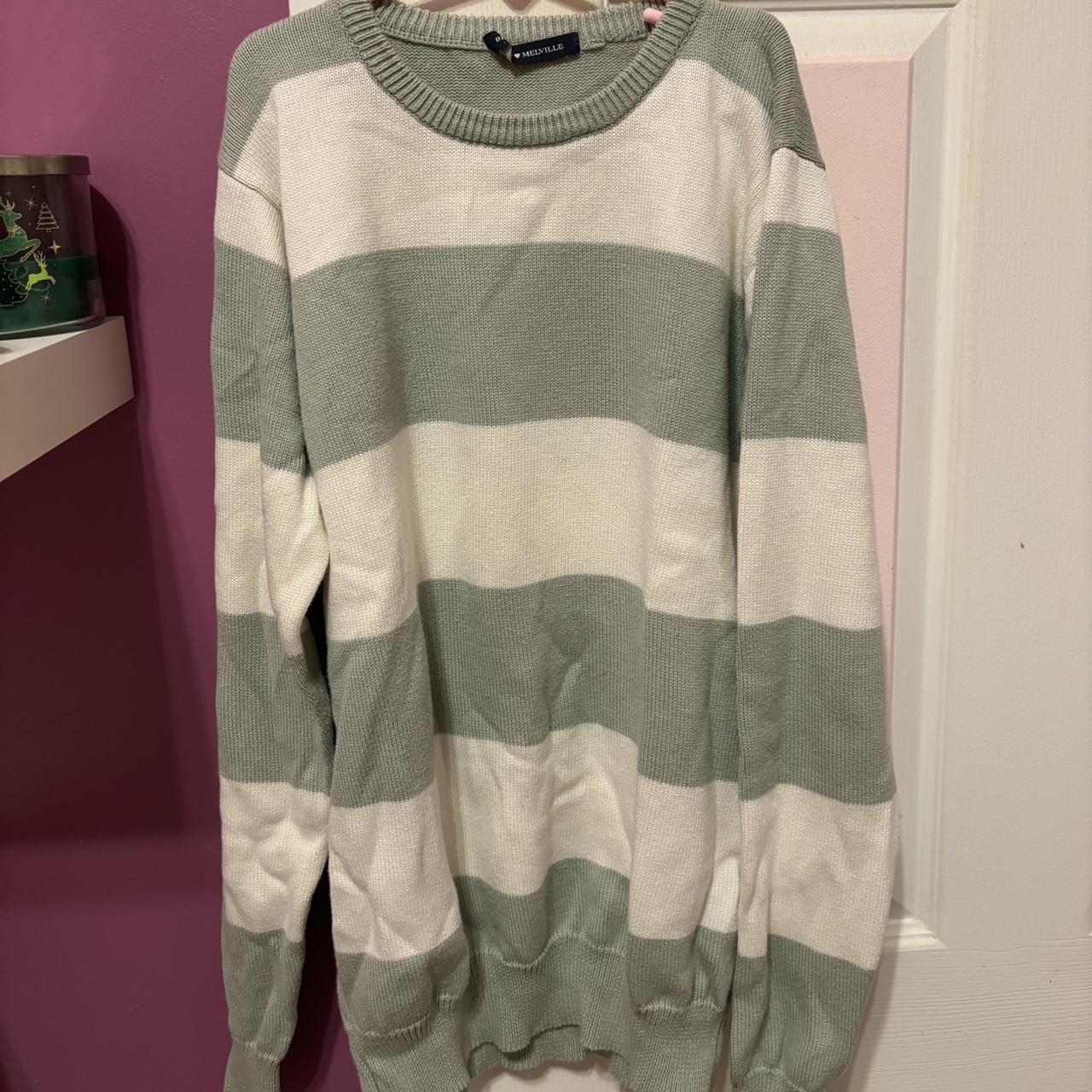 brandy melville brianna cotton thick stripe... - Depop