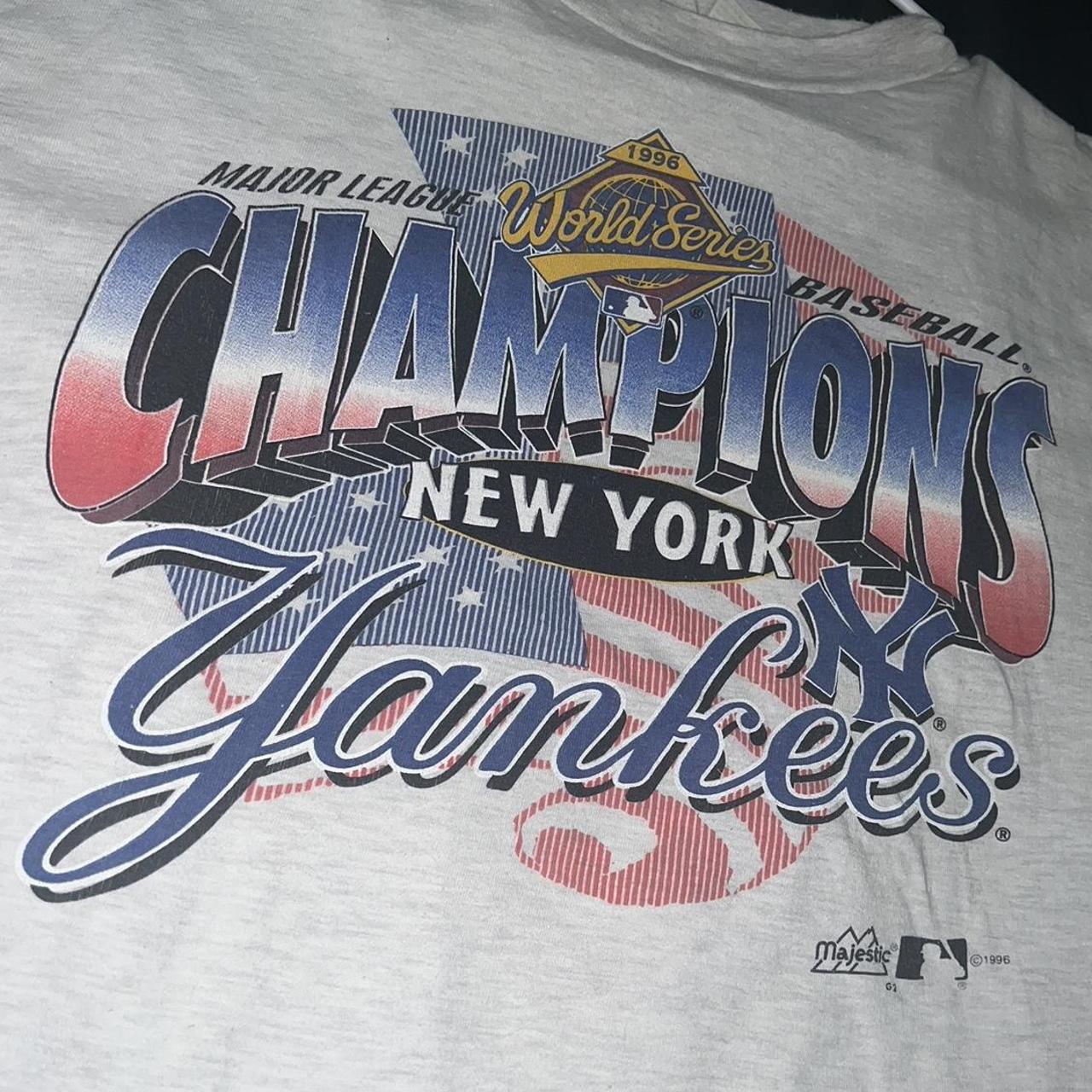 1996 single stitch Yankees World Series Champions... - Depop