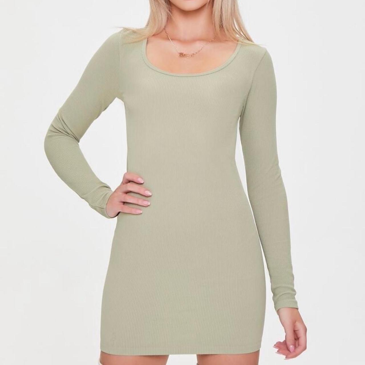 Khaki dress hot sale forever 21