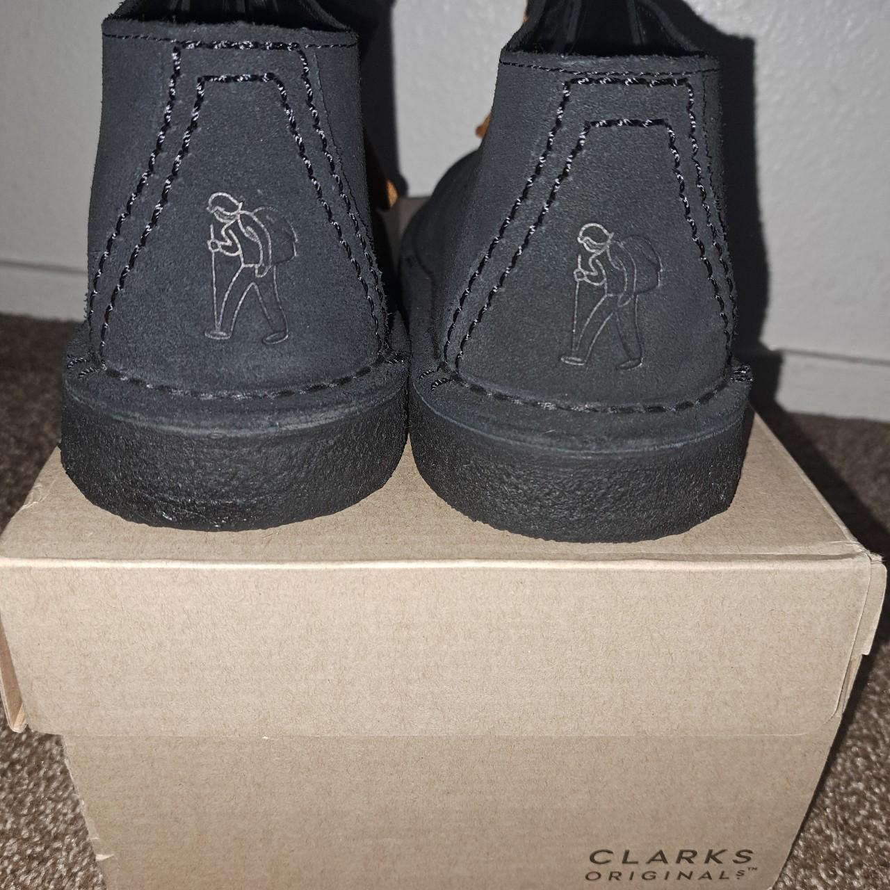 Clarks Men's Black Trainers Depop