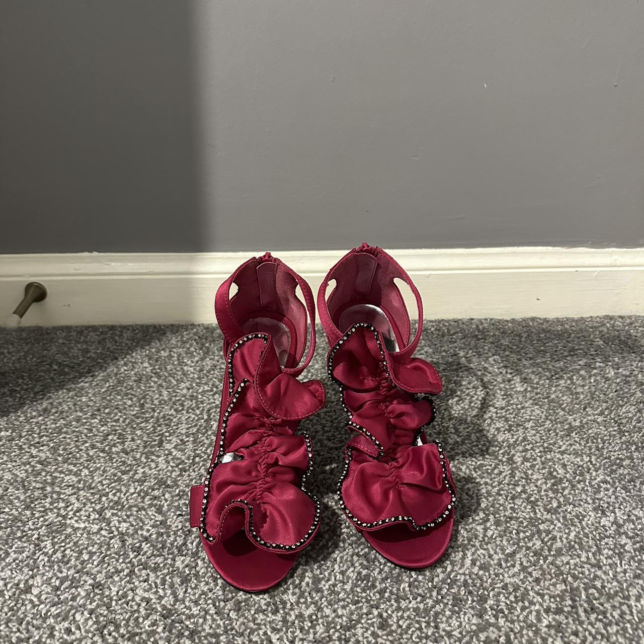 DOROTHY PERKINS LADIES Sandals Heeled Blush Pink Suede Size 7 / 40 £4.89 -  PicClick UK