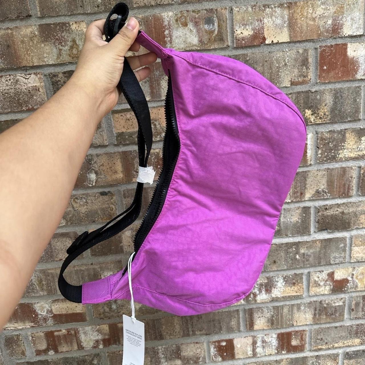 Baggu extra pink medium crescent bag brand new a... Depop