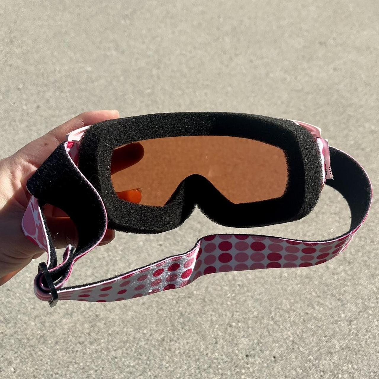kids pink ski goggles 🤍 in great condition i’ve... Depop