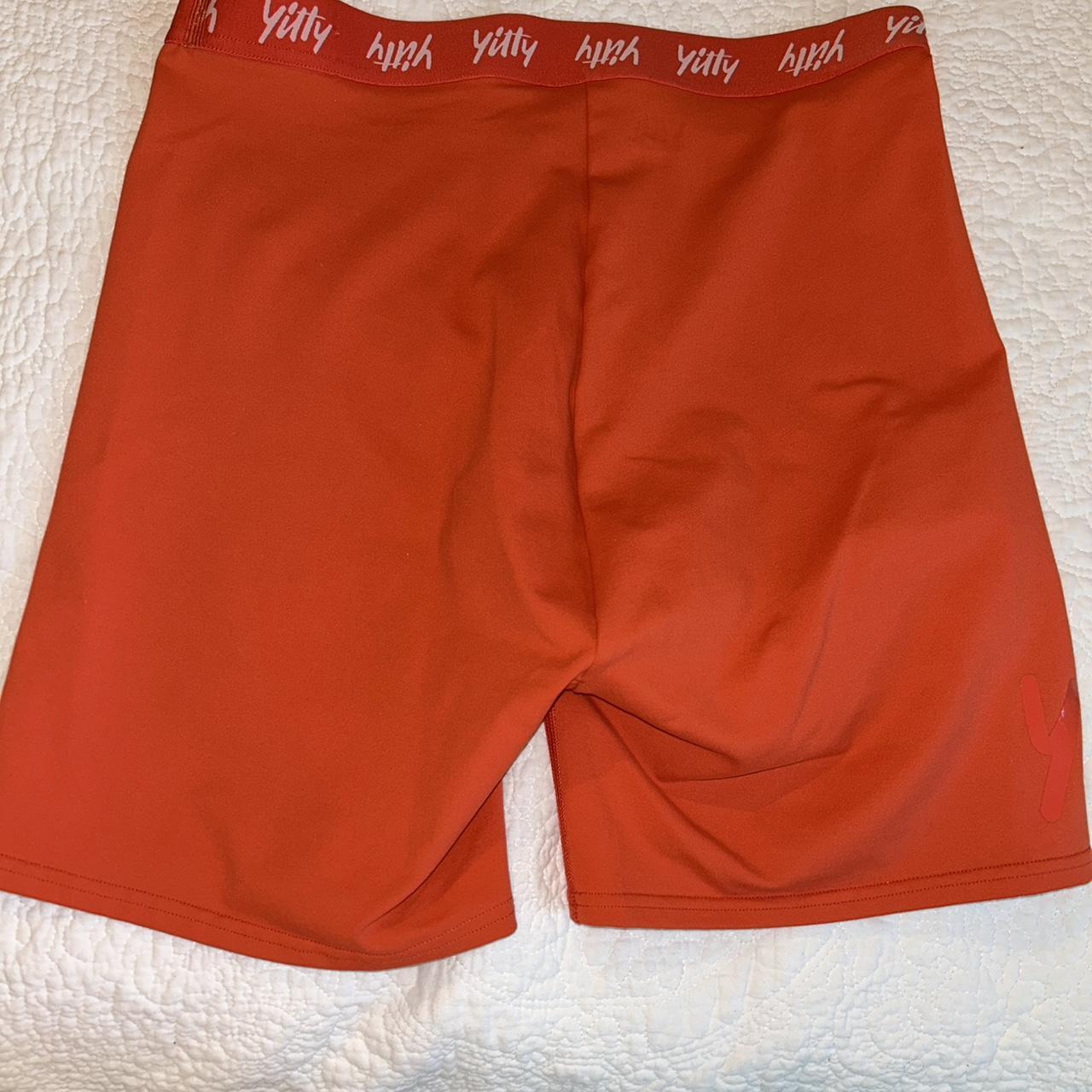 Fabletics Women's Orange Shorts | Depop