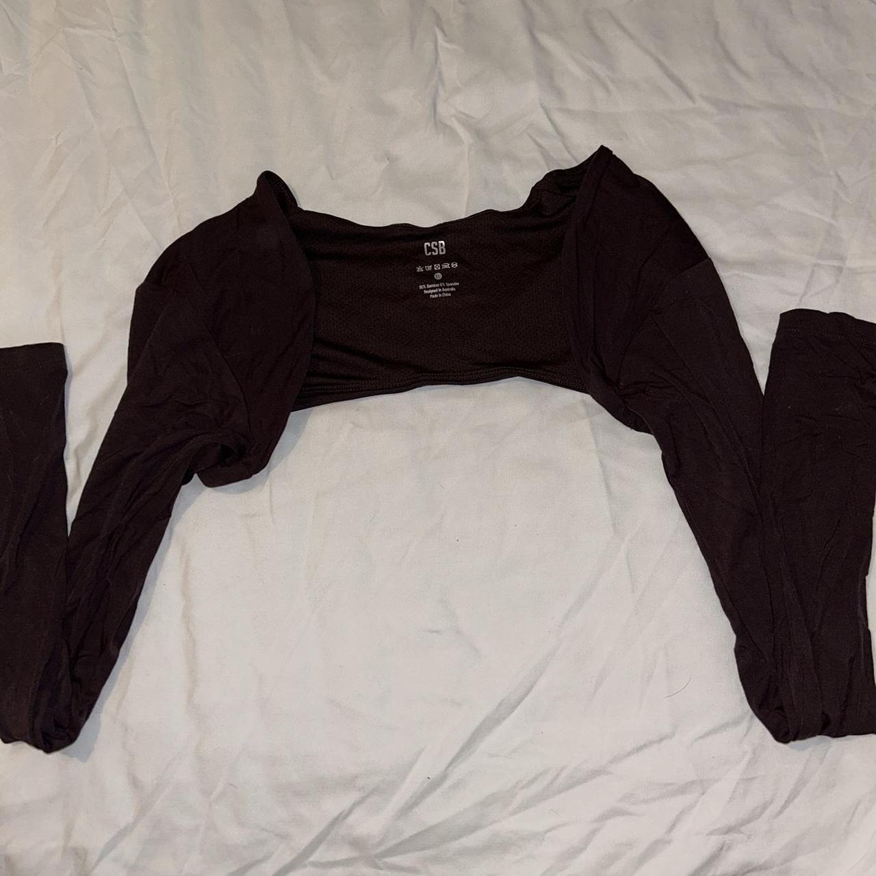 CSB bolero shrug for over your sportsbra layering.... Depop