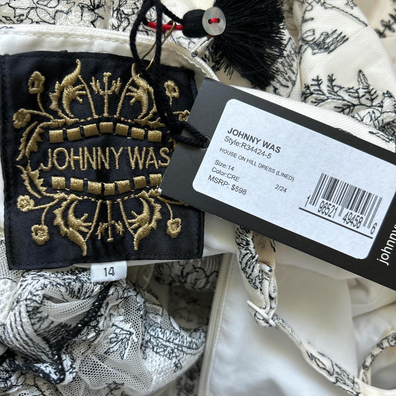 NWT Johnny Was House on a Hill dress in white tulle | Depop