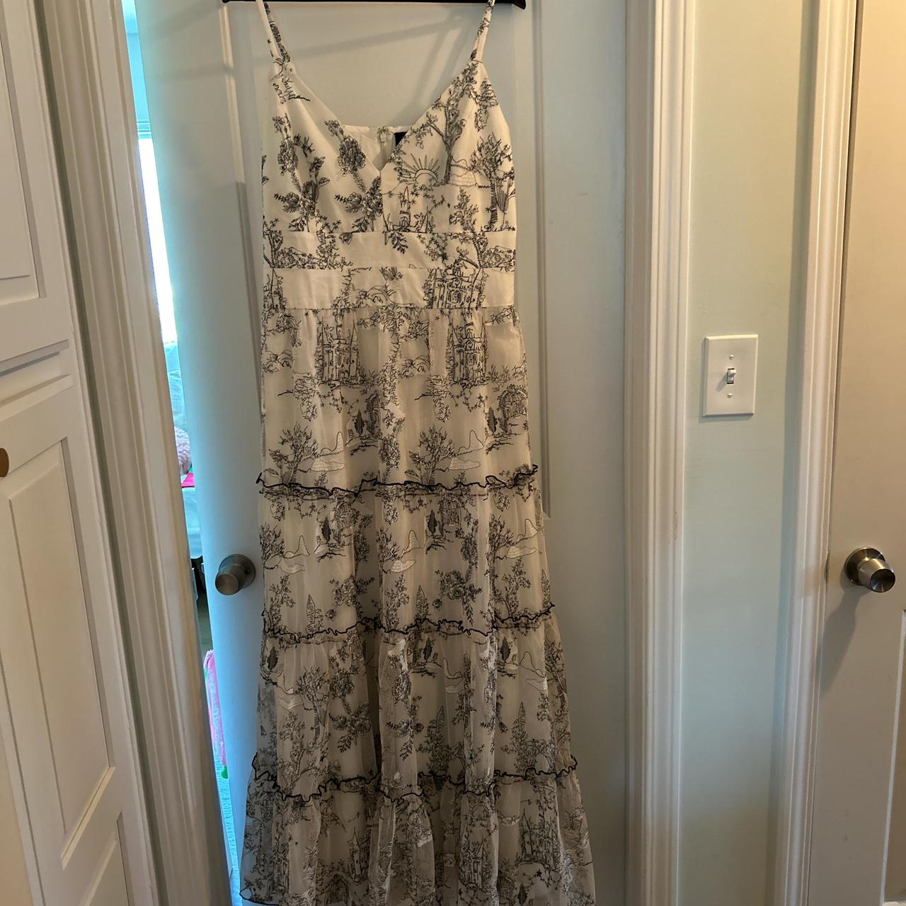 NWT Johnny Was House on a Hill dress in white tulle | Depop