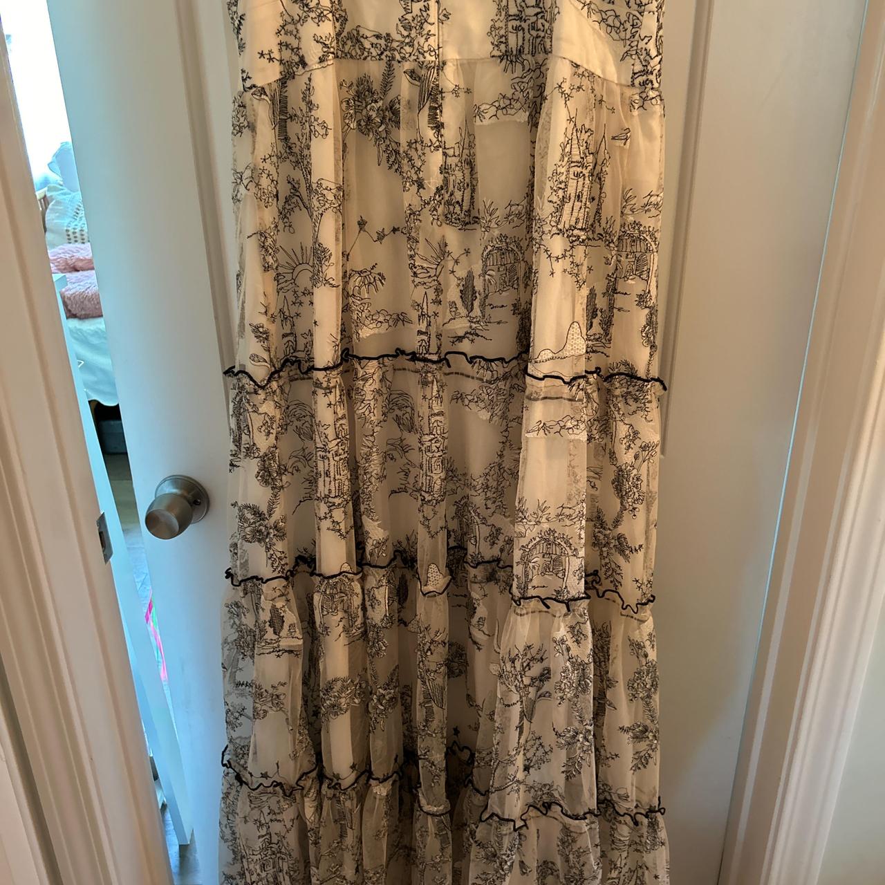 NWT Johnny Was House on a Hill dress in white tulle | Depop