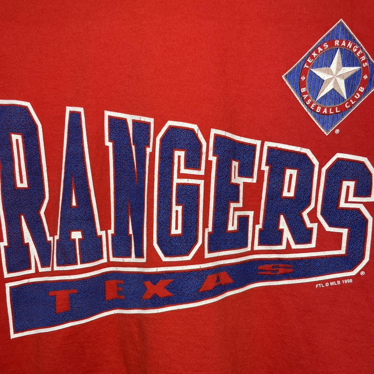 Vintage 1998 Texas Rangers Shirt Lee tag - Size XL - Depop