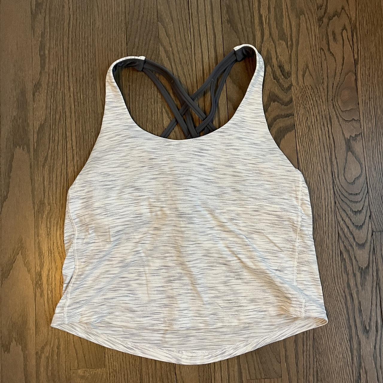 Lululemon tank top with built in bra. Size 8.