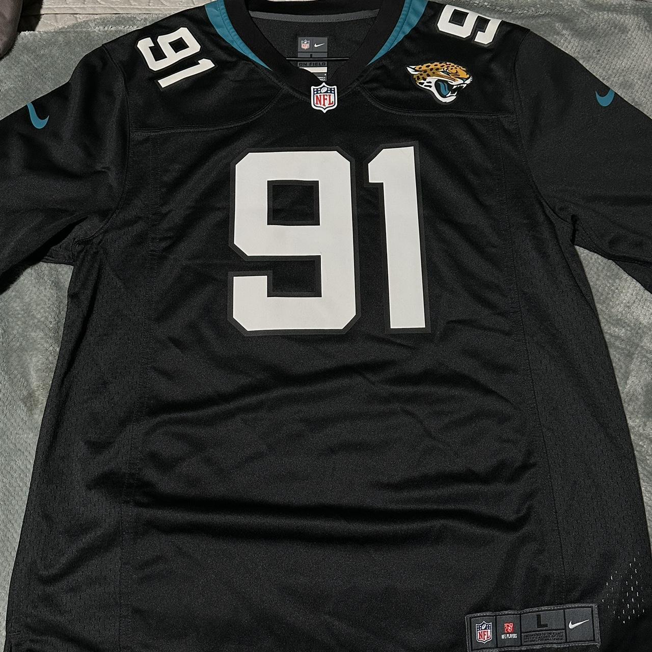 Jacksonville Jaguars #91 Yannick Ngakoue Bold Gold Color Rush