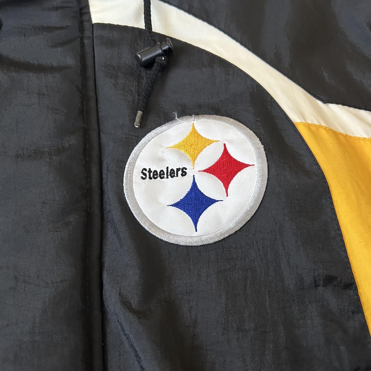 90's Pittsburgh Steelers Puffer Jacket Size X-Large, Logo Athletic - Pro  Line