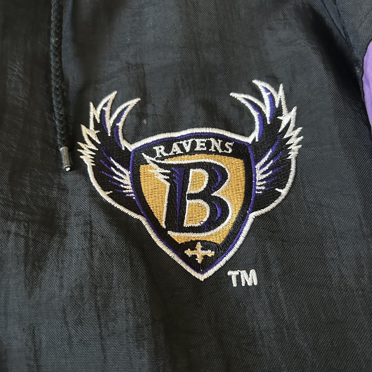 90's Baltimore Ravens Puffer Jacket Size X-Large, Logo Athletic - Pro Line