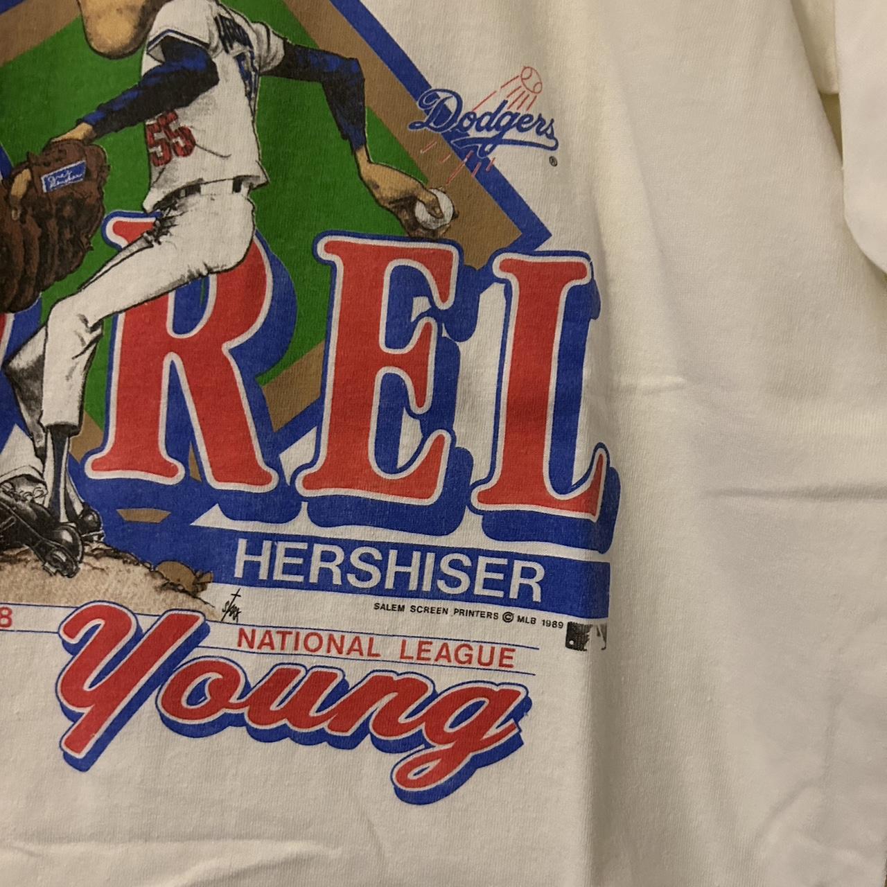 90s Los Angeles Dodgers Orel Hershiser MLB t-shirt Medium - The