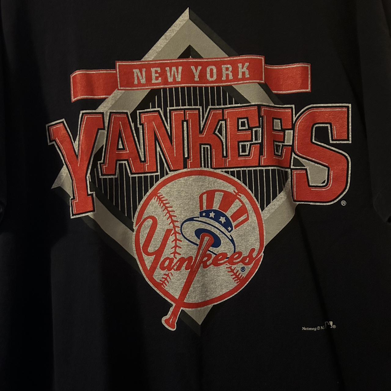 New York Yankees vintage Nutmeg Mills t shirt Cool - Depop