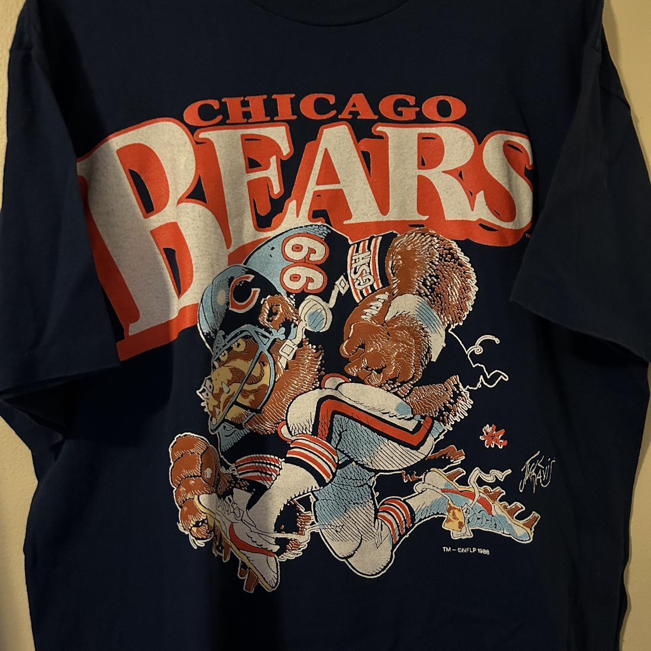 Vintage Rare Chicago Bears Nutmeg Jack Davis NFL Bears Football