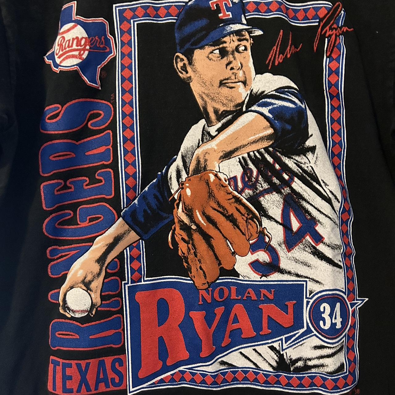 Vintage 90s Nutmeg Nolan Ryan T-shirt Large 