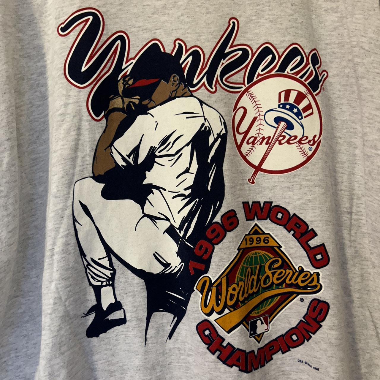 New York Yankees vintage Nutmeg Mills t shirt Cool - Depop