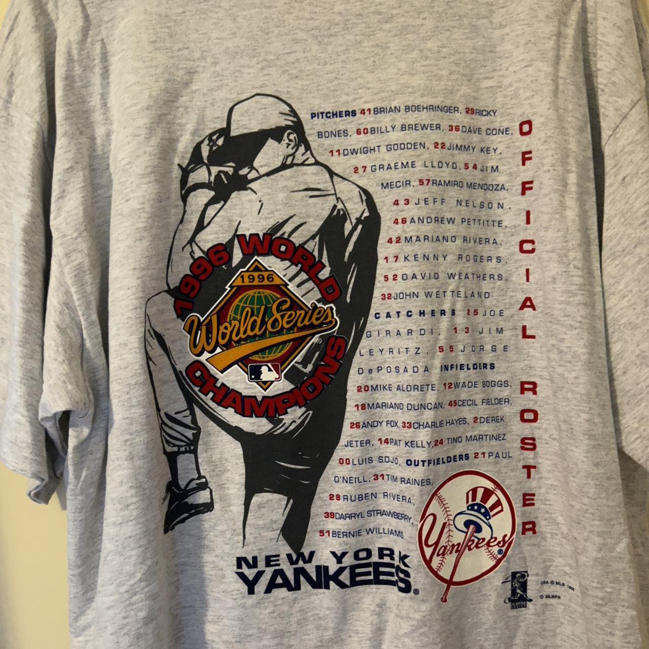 Vintage New York Yankees 27 World Series Crewneck - Depop