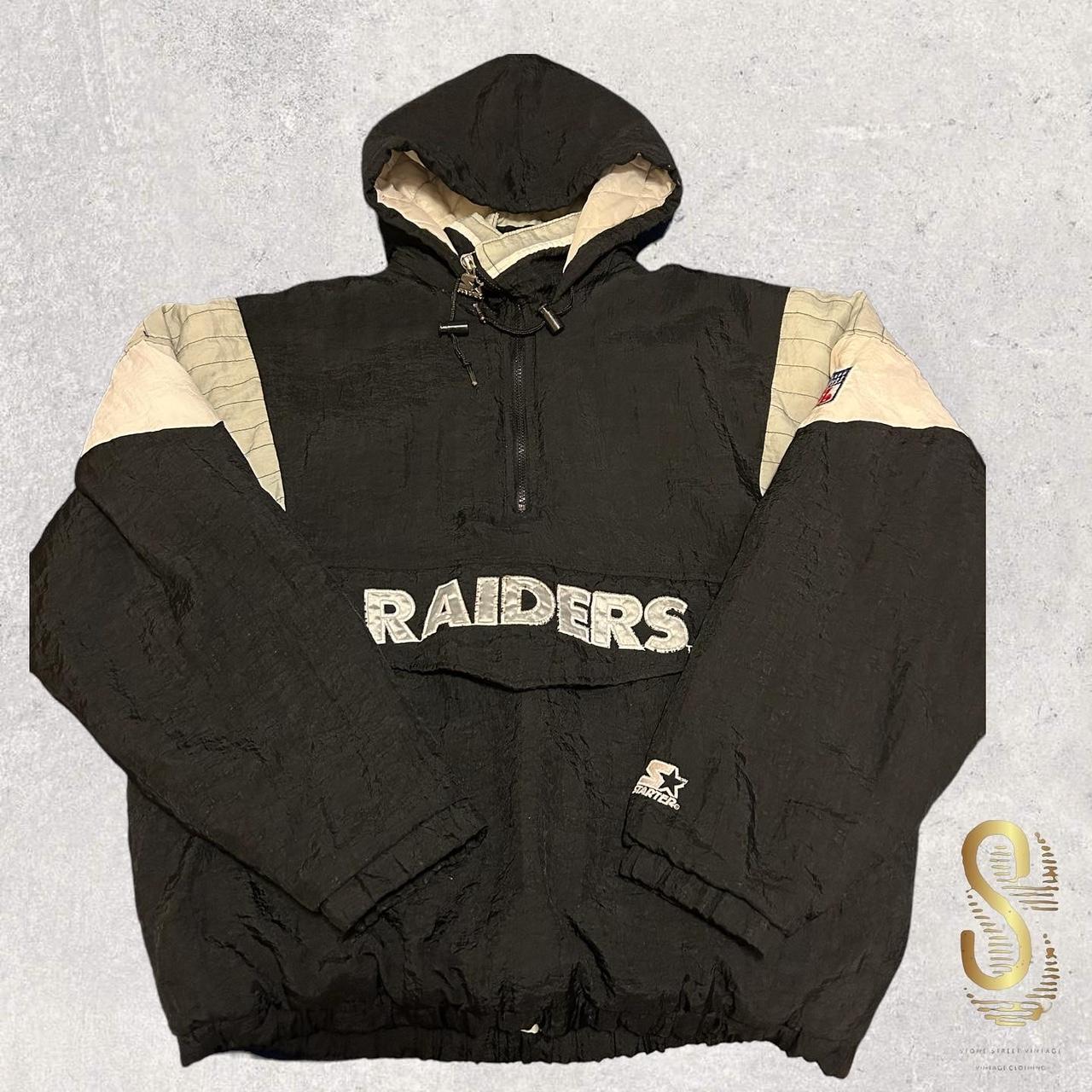 Vintage 1990's Oakland Raiders Starter Jacket Sz. L