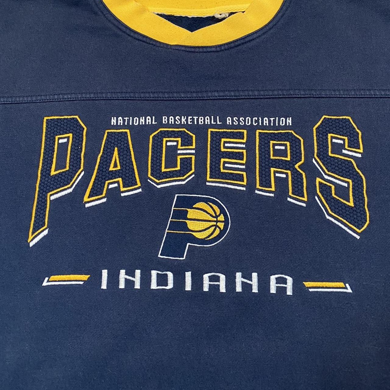 vintage 90s Indiana Pacers crewneck sweatshirt size... - Depop