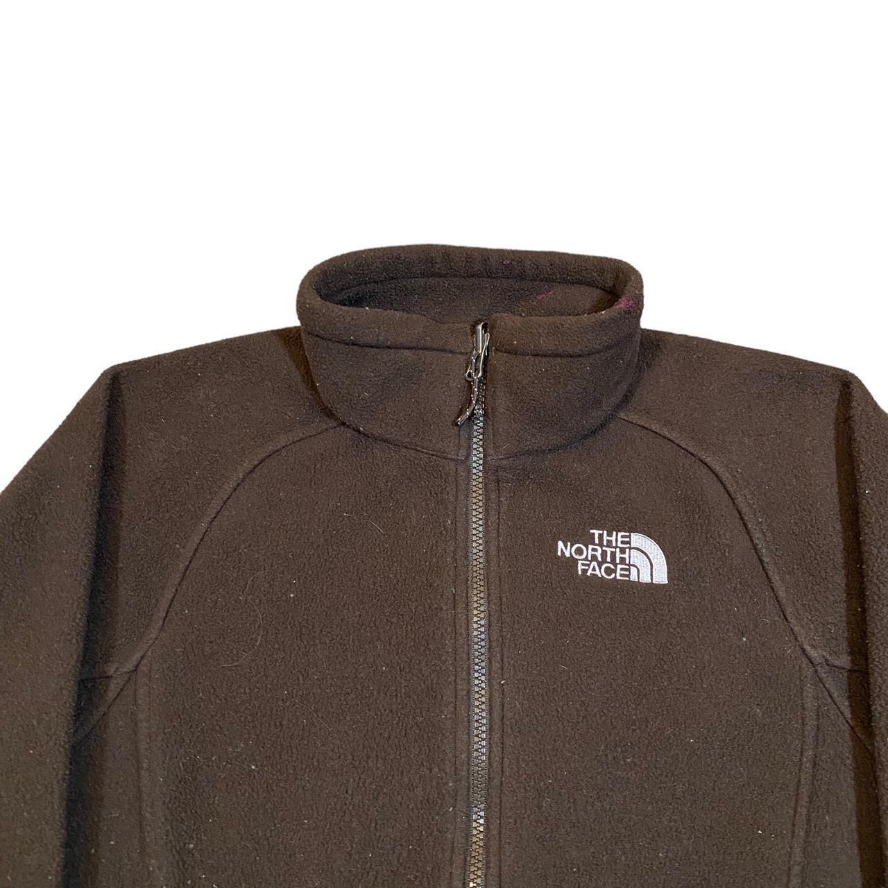 Brown north face Sherpa fleece size extra small.... - Depop