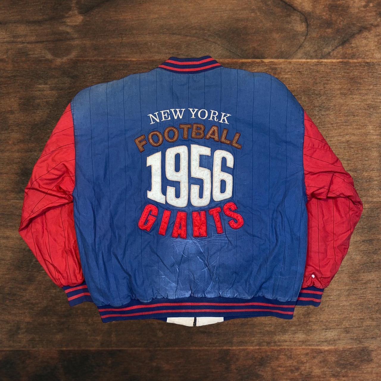 Vintage Starter New York Giants pullover puffer - Depop